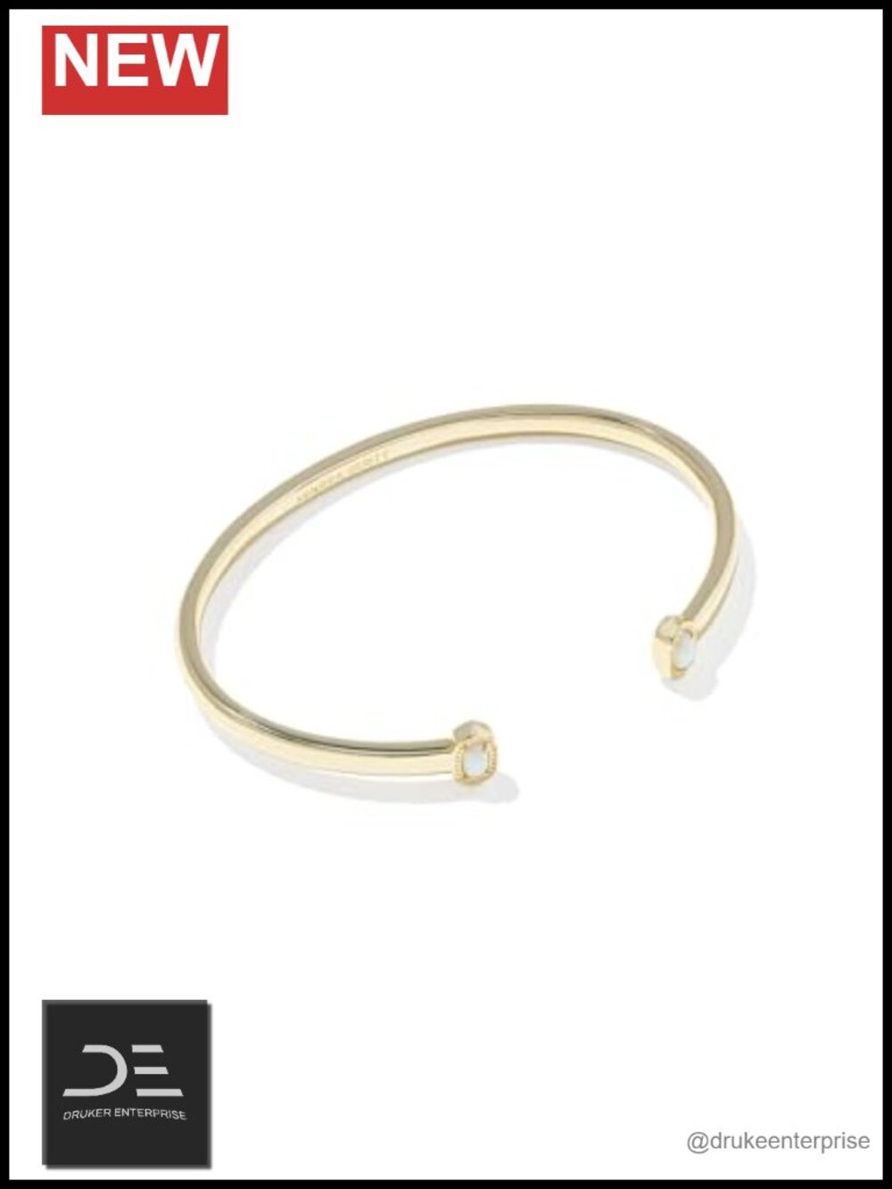 Mini Elton Cuff Bracelet Gold Plated Brass Women's